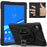 360° Swivel Kickstand  PC + Silicone Tablet Case Shell for Lenovo Tab M10 X306X - Black - 1