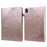 Imprinted Peafowl Flower Pattern Design Leather Tablet Wallet Stand Protective Shell for Lenovo Tab P11 TB-J606F / Tab P11 5G - Rose Gold - 1