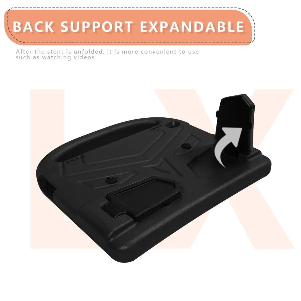 Sparrow Style Shockproof Kickstand EVA Protective Case for Lenovo Tab M10 Plus - Black - 2