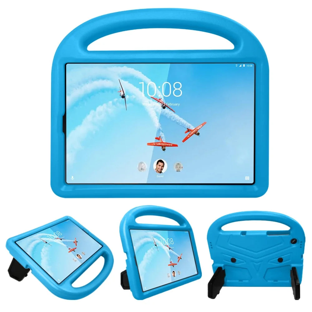 Sparrow Style Shockproof Kickstand EVA Protective Case for Lenovo Tab M10 TB-X605F - Blue - 1