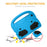 Sparrow Style Shockproof Kickstand EVA Protective Case for Lenovo Tab M10 TB-X605F - Blue - 4