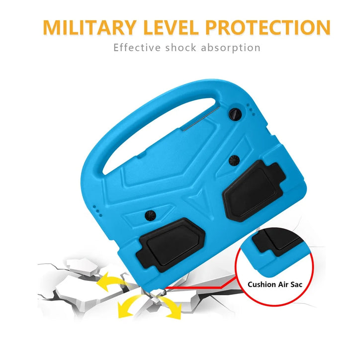 Sparrow Style Shockproof Kickstand EVA Protective Case for Lenovo Tab M10 TB-X605F - Blue - 4