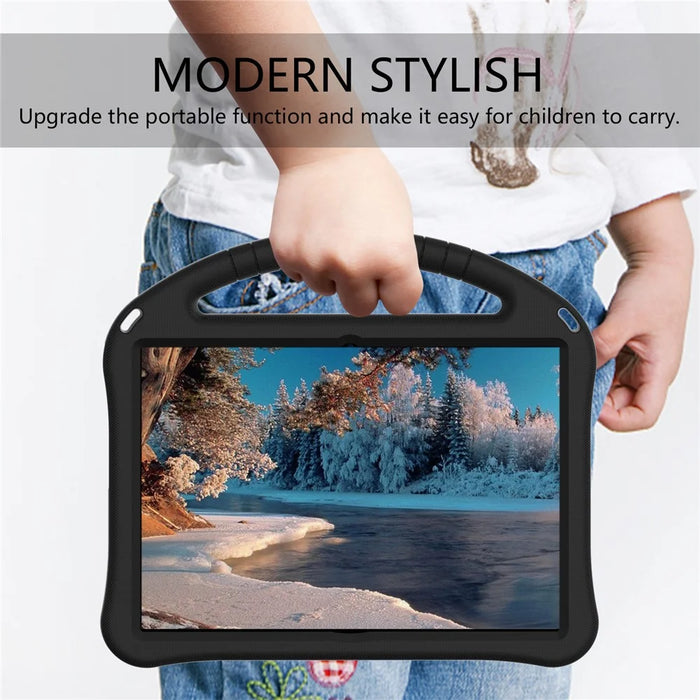 Anti-shock EVA Kickstand Case for Lenovo Tab E10 - Black - 4