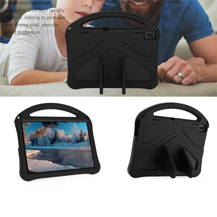 Anti-shock EVA Kickstand Case for Lenovo Tab E10 - Black - 5