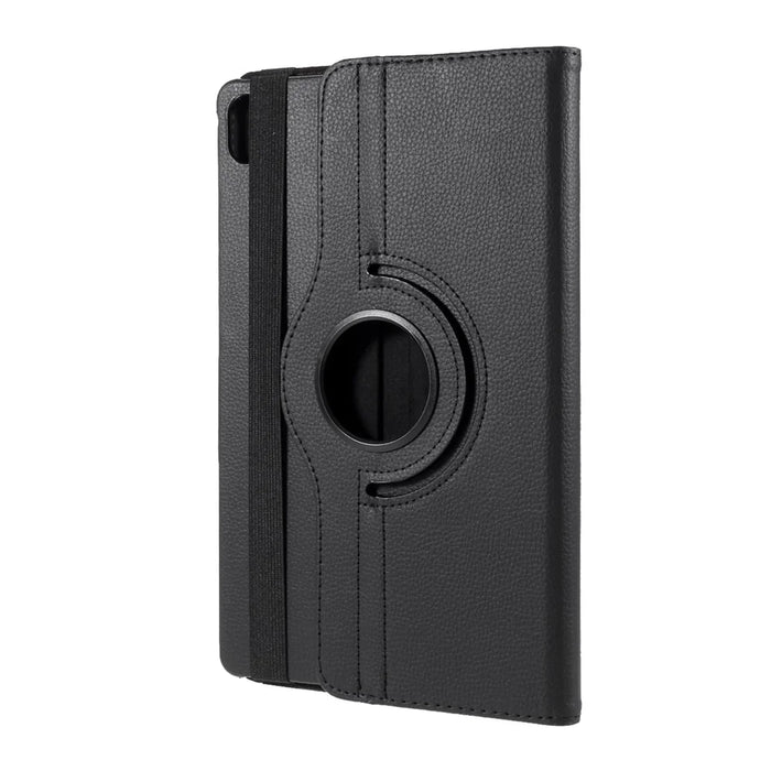360 Degrees Rotating Stand Leather Case for Lenovo Tab P11 / P11 5G 11 inch TB-J606F / J606X- Black - 2