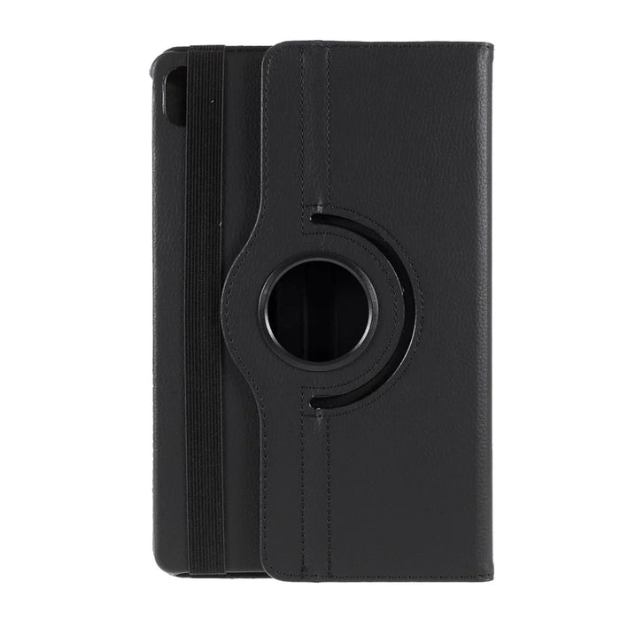 360 Degrees Rotating Stand Leather Case for Lenovo Tab P11 / P11 5G 11 inch TB-J606F / J606X- Black - 3