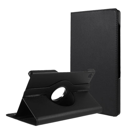 360 Degrees Rotating Stand Leather Case for Lenovo Tab M10 HD Gen 2 TB-X306X - Black - 1