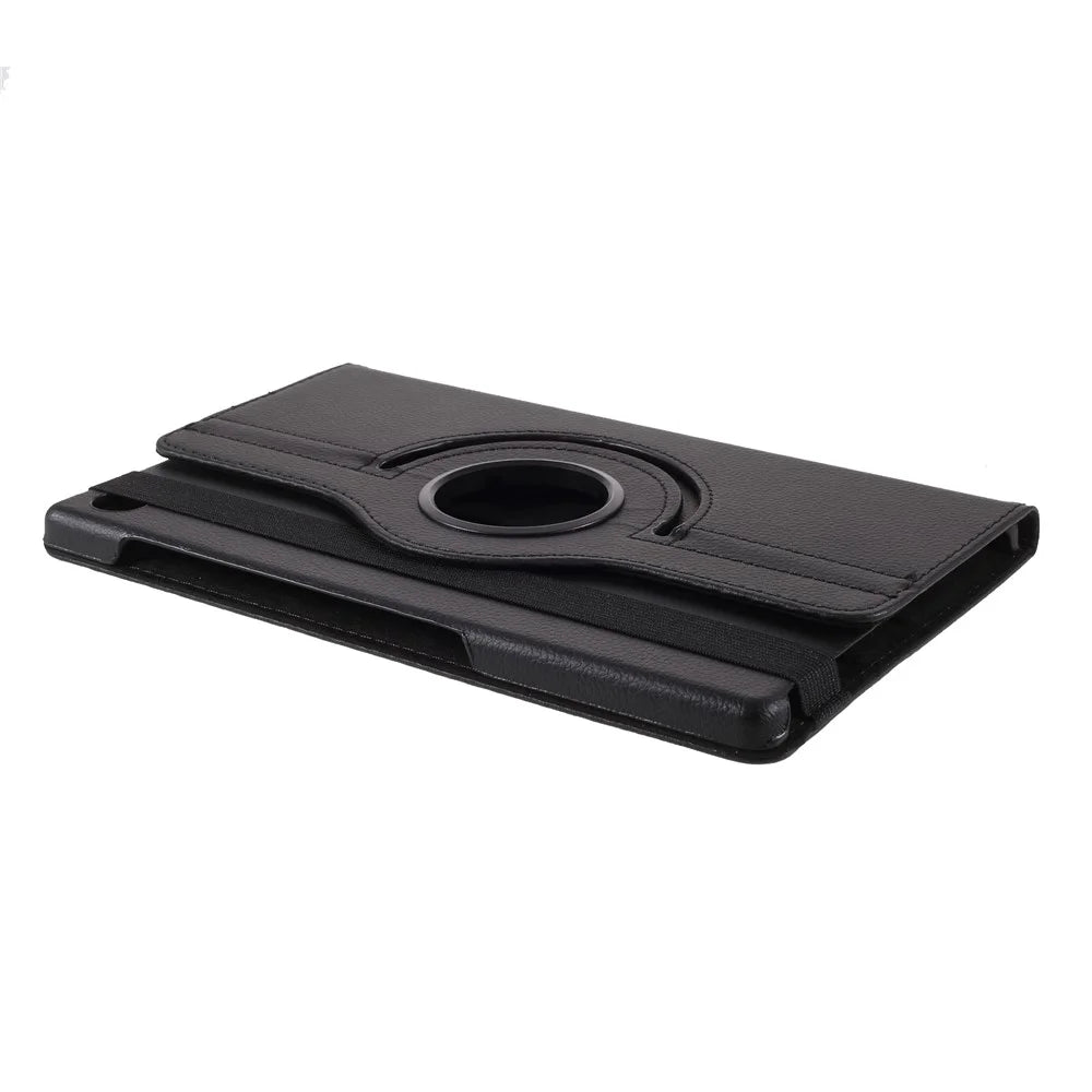 360 Degrees Rotating Stand Leather Case for Lenovo Tab M10 HD Gen 2 TB-X306X - Black - 4