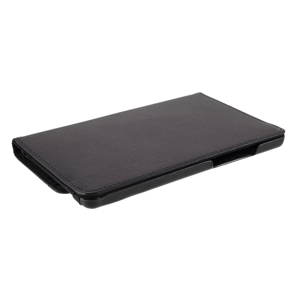 Leather Case with Rotating Stand Cover for Lenovo Tab M8 (1st Gen) HD8505/M8 (2nd Gen) HD8705 - Black - 3
