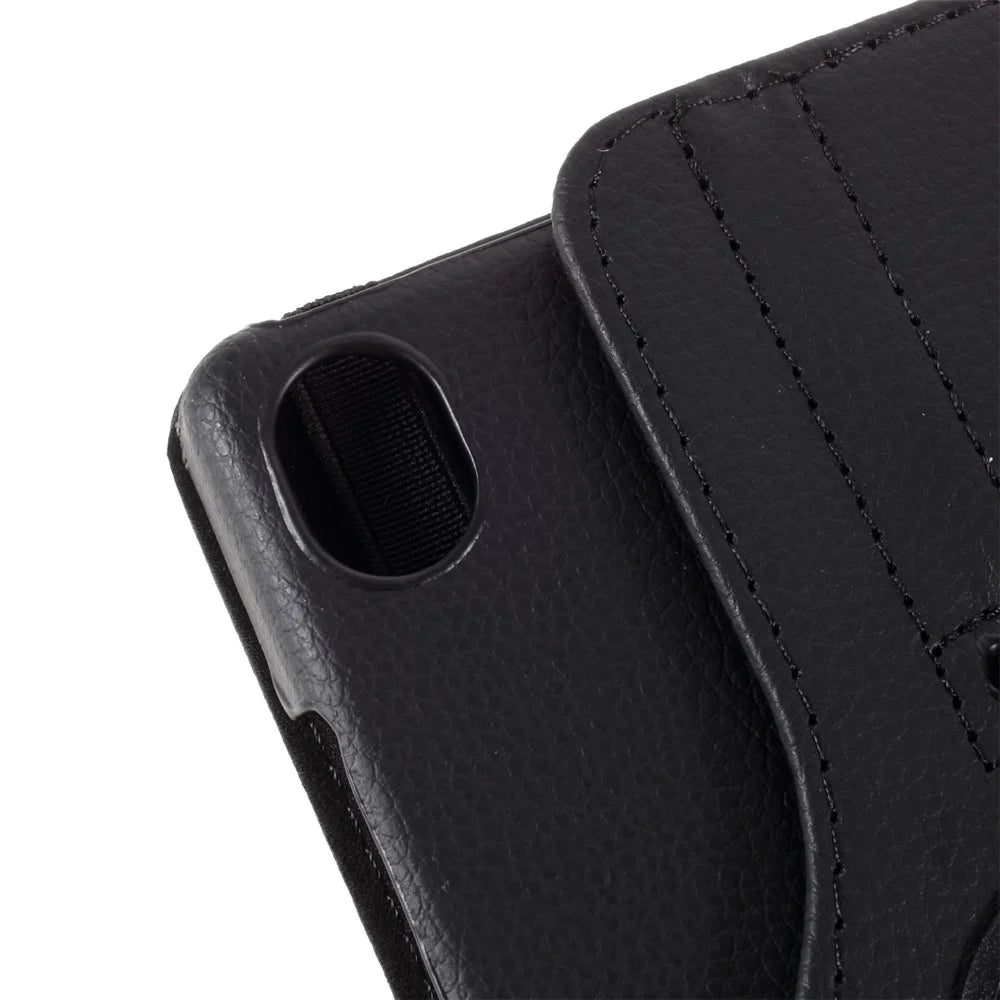 Leather Case with Rotating Stand Cover for Lenovo Tab M8 (1st Gen) HD8505/M8 (2nd Gen) HD8705 - Black - 5