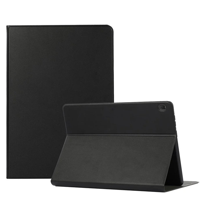 Stand Cover Leather Protective Case for Lenovo Tab M10 TB-X605F - Black - 1