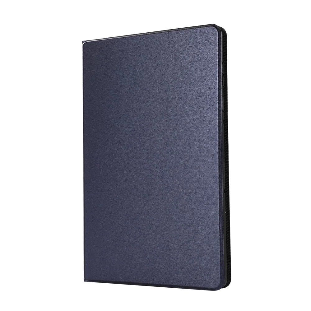 Plain Leather Stand Tablet Cover for Lenovo Tab M10 HD Gen 2 TB-X306X - Dark Blue - 7