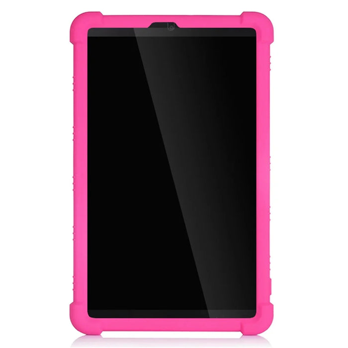 Slide-Out Kickstand Design Soft Silicone Tablet Cover Case for Lenovo Tab M8 8705/8505 - Rose - 2
