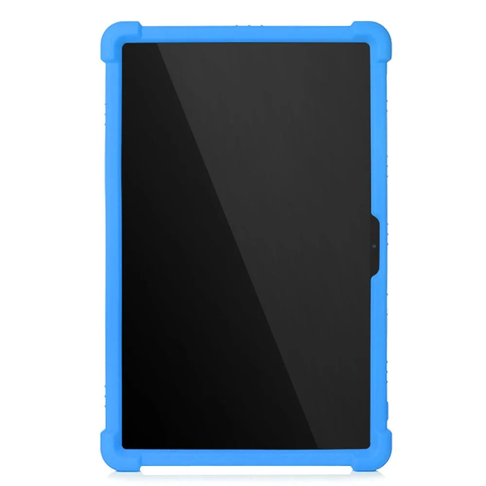 Slide-Out Kickstand Design Multi-Color Silicone Tablet Cover Case for Lenovo Tab P11 / P11 5G 11 inch TB-J606F / J606X - Blue - 2