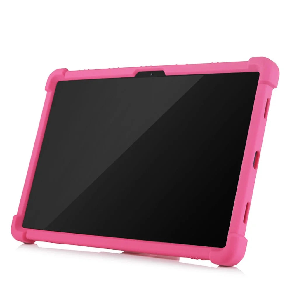 Slide-Out Kickstand Design Multi-Color Silicone Tablet Cover Case for Lenovo Tab P11 / P11 5G 11 inch TB-J606F / J606X - Blue - 4