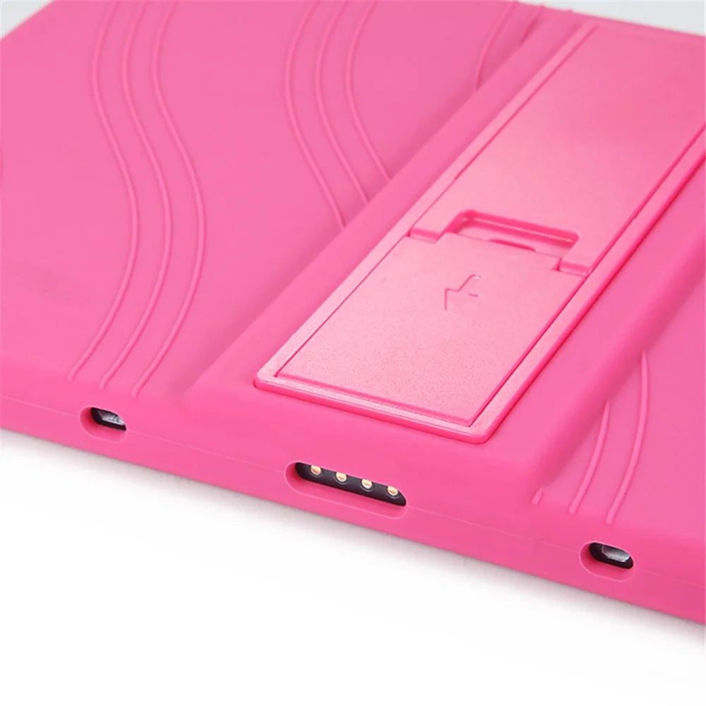 Slide-Out Kickstand Design Multi-Color Silicone Tablet Cover Case for Lenovo Tab P11 / P11 5G 11 inch TB-J606F / J606X - Blue - 6