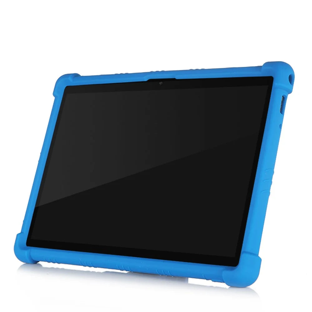 Slide-Out Kickstand Design Silicone Tablet Cover Case for Lenovo Tab M10 Plus X606 - Orange - 4