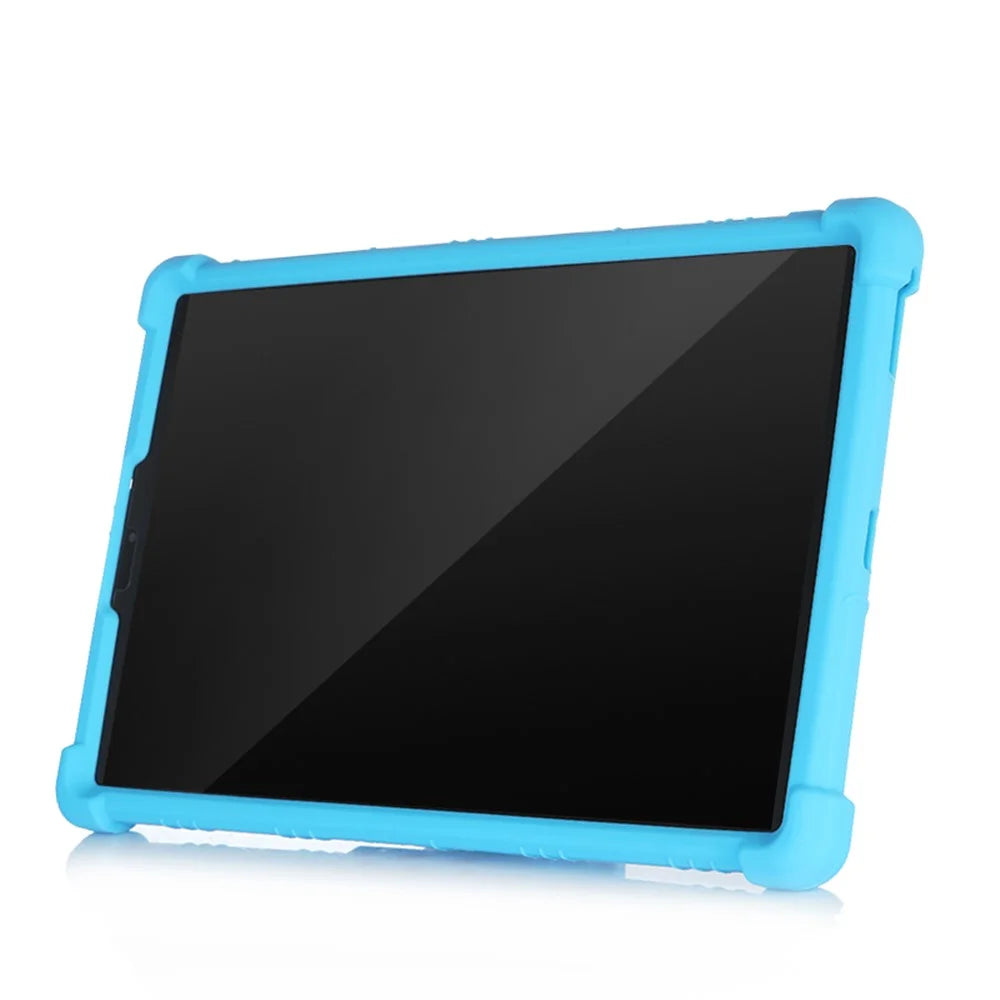 Soft Silicone Tablet Cover Case with Slide-Out Kickstand Design for Lenovo Tab M10 HD Gen 2 TB-X306 - Rose - 4