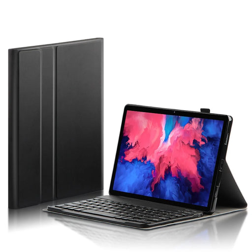 For Lenovo Tab P11 TB-J606F / Tab P11 5G Leather Stand Tablet Case with Detachable Magnetic Wireless Keyboard (Without Touchpad) - 2