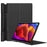Plain PU Leather Case with Kickstand for Lenovo Yoga Pad Pro 13-inch/Yoga Tab 13 - Black - 1