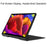 Plain PU Leather Case with Kickstand for Lenovo Yoga Pad Pro 13-inch/Yoga Tab 13 - Black - 3
