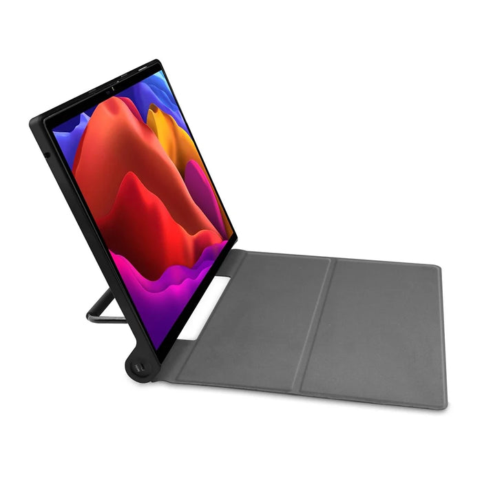 Plain PU Leather Case with Kickstand for Lenovo Yoga Pad Pro 13-inch/Yoga Tab 13 - Black - 6