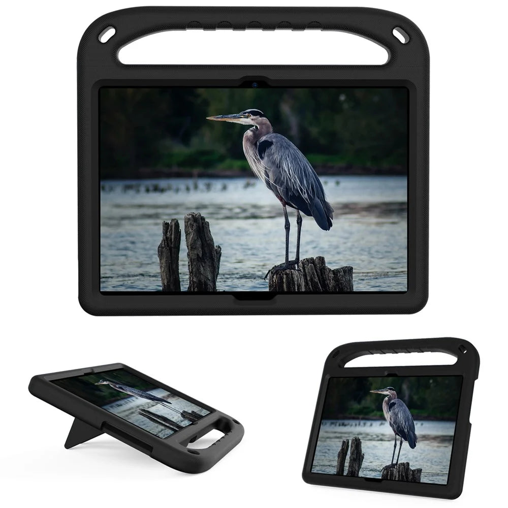 Hand-Hold Grip EVA Tablet Case with Kickstand for Lenovo Tab M10 TB-X505F / TB-X605F / M10 FHD REL TB-X605FC / TB-X605LC / Tab P10 TB-X705F - Black - 5