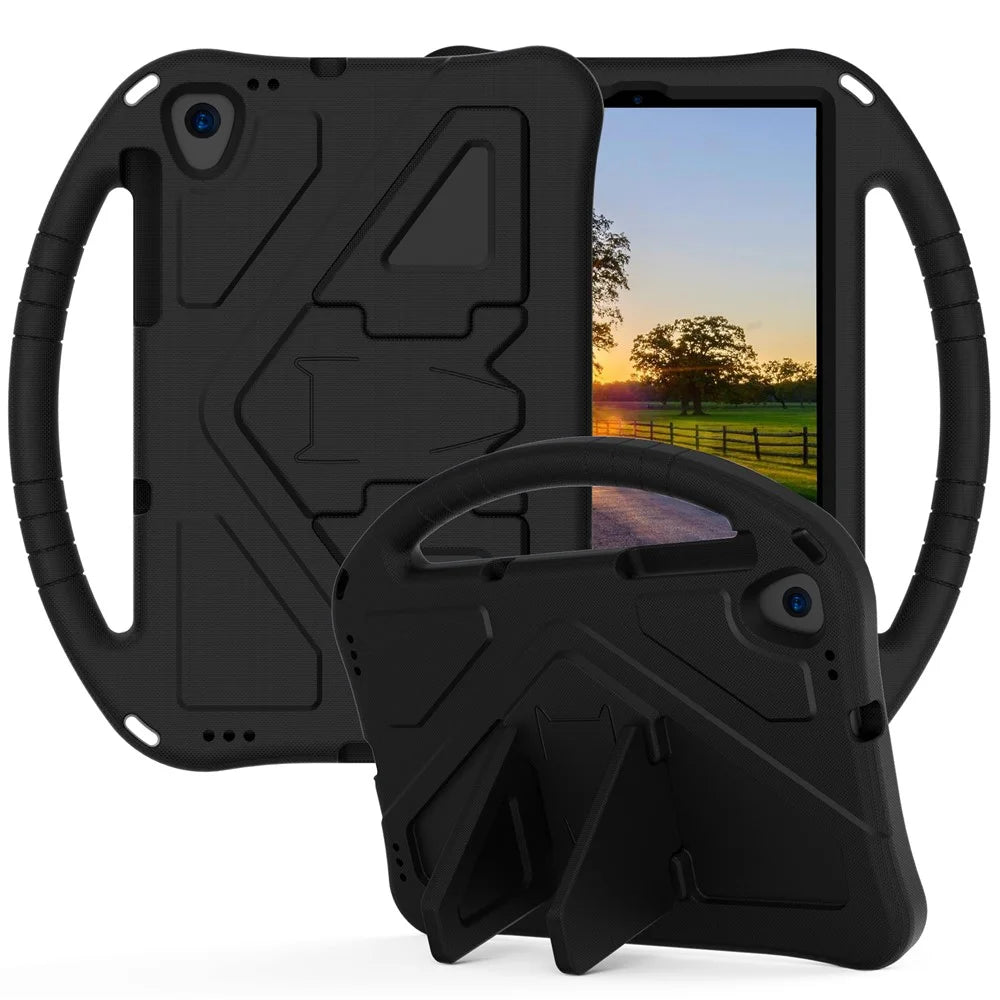 Kickstand Design Shockproof EVA Case with Portable Handle for Lenovo Tab K10 (2021) TB-X6C6F/TB-X6C6L/TB-X6C6X - Black - 1