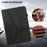 Multi-Color Drop-Resistant Leather Tablet Stand Cover with Card Holder for Lenovo Tab M10 TB-X505L/TB-X505F/TB-X605L/TB-X605F / P10 TB-X705F/TB-X705L - Black - 2