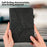 Multi-Color Drop-Resistant Leather Tablet Stand Cover with Card Holder for Lenovo Tab M10 TB-X505L/TB-X505F/TB-X605L/TB-X605F / P10 TB-X705F/TB-X705L - Black - 5
