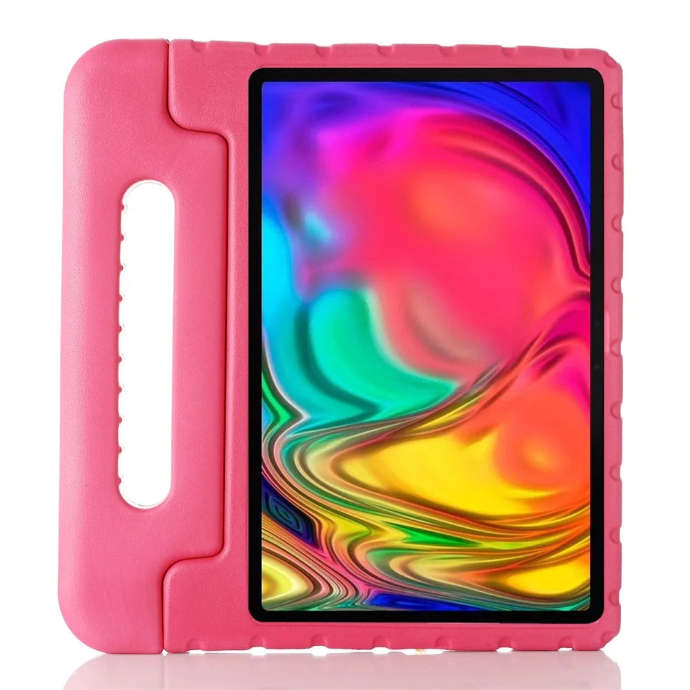 Handle Kickstand EVA Protective Tablet Case Cover for Lenovo Tab P11 TB-J606F / Tab P11 5G - Rose - 3