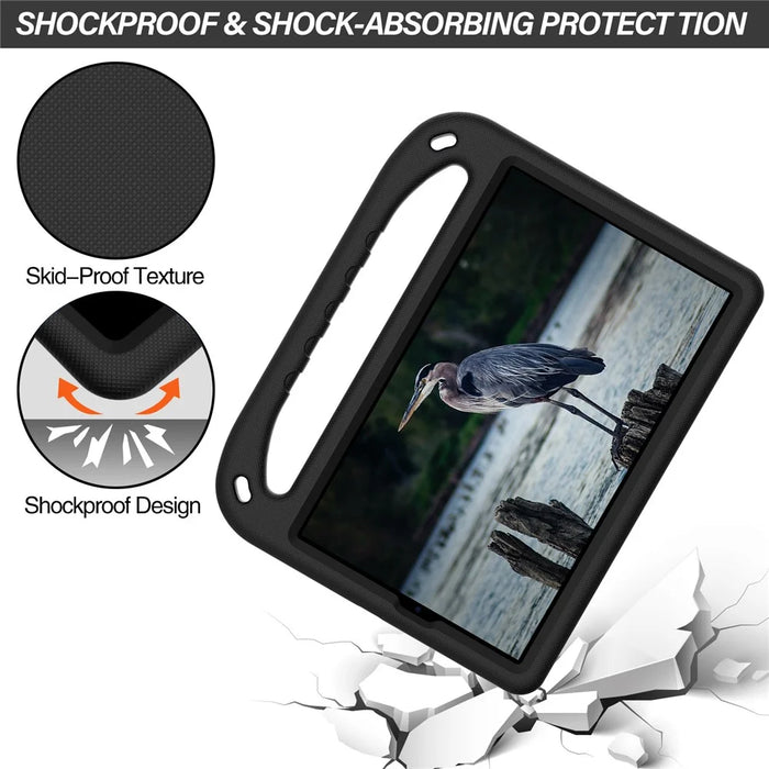 Shockproof Anti-Drop Light-Weight EVA Protective Cover with Kickstand Handle for Lenovo Tab M10 HD Gen 2 / TB-X306F / TB-X306X 10.1 inch - Black - 3