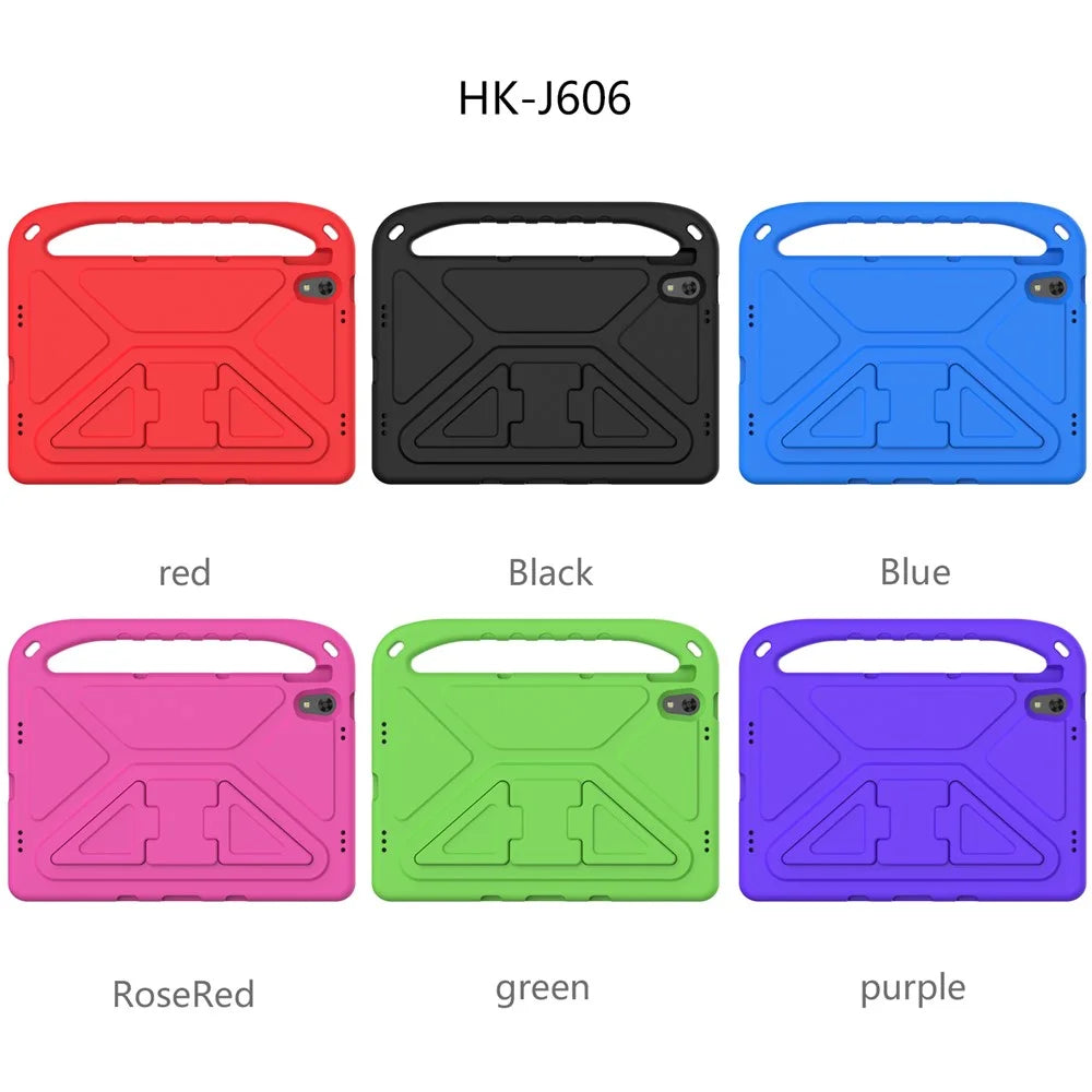 Portable Handle EVA Tablet Protective Case Cover with Kickstand for Lenovo Tab P11 TB-J606F / Tab P11 5G - Black - 6