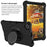 Spider Web Texture Anti-Drop Shockproof Tablet Case Kickstand EVA Cover with Shoulder Strap for Lenovo Tab M10 FHD Plus 2nd Gen TB-X606 - Black - 3