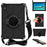 Spider Web Texture Heat Dissipation Anti-Drop Impact-Resistant Tablet Case Kickstand EVA Cover with Shoulder Strap for Lenovo Tab P11 TB-J606F / Tab P11 5G - Black - 1