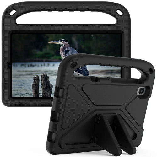 Handle Kickstand Light-Weight EVA Shockproof Protective Case Cover for Lenovo Tab M8 (1st Gen) TB-8505 / Tab M8 (2nd Gen) TB-8705 / Tab M8 (3rd Gen) TB-8506 - Black - 1
