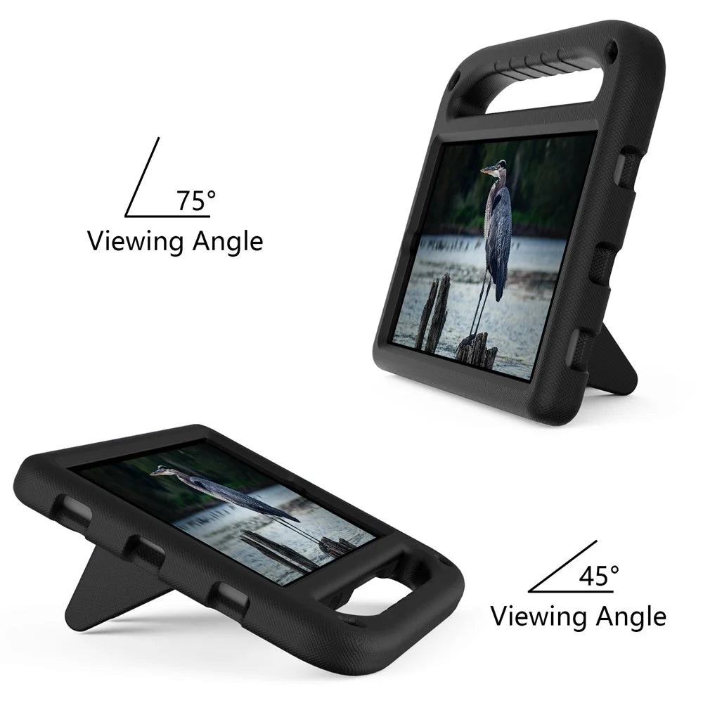 Handle Kickstand Light-Weight EVA Shockproof Protective Case Cover for Lenovo Tab M8 (1st Gen) TB-8505 / Tab M8 (2nd Gen) TB-8705 / Tab M8 (3rd Gen) TB-8506 - Black - 3