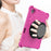 Spider Web Texture Tablet Case Kickstand EVA Cover with Shoulder Strap for Lenovo M10 FHD REL TB-X605FC/TB-X605LC 10.1-inch - Rose - 6