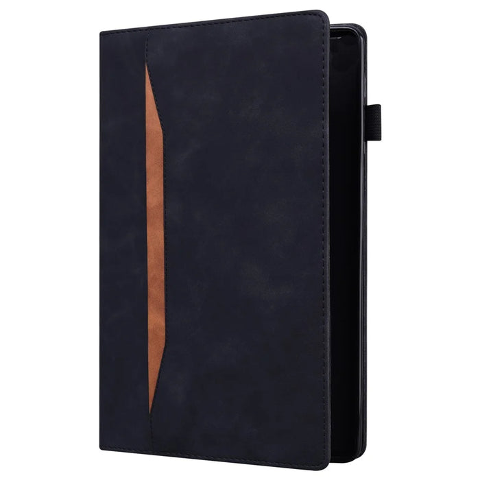 Shockproof Wallet Design Business Style PU Leather Flip Tablet Case with Stand for Lenovo Tab P12 Pro - Black - 3