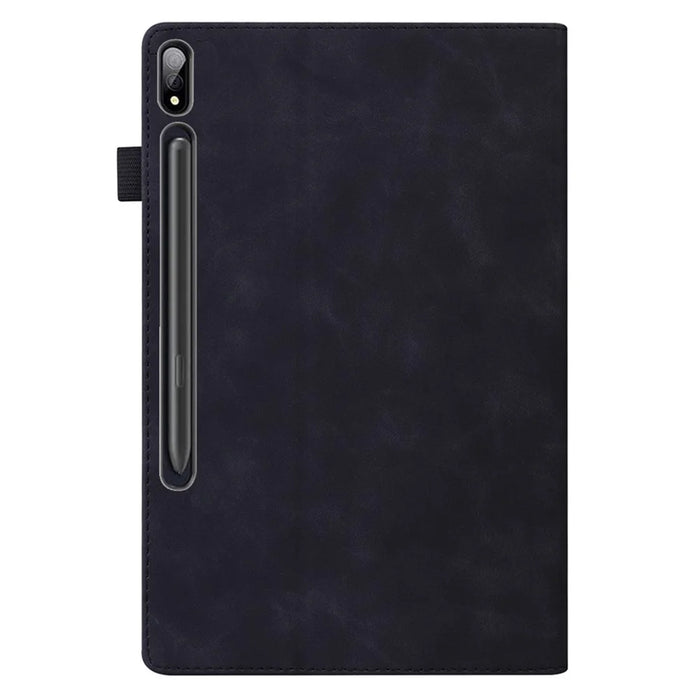 Shockproof Wallet Design Business Style PU Leather Flip Tablet Case with Stand for Lenovo Tab P12 Pro - Black - 4
