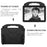 Portable Handle Foldable Thumb Kickstand Shockproof EVA Tablet Case Cover for Lenovo Tab M10 TB-X605F - Black - 4
