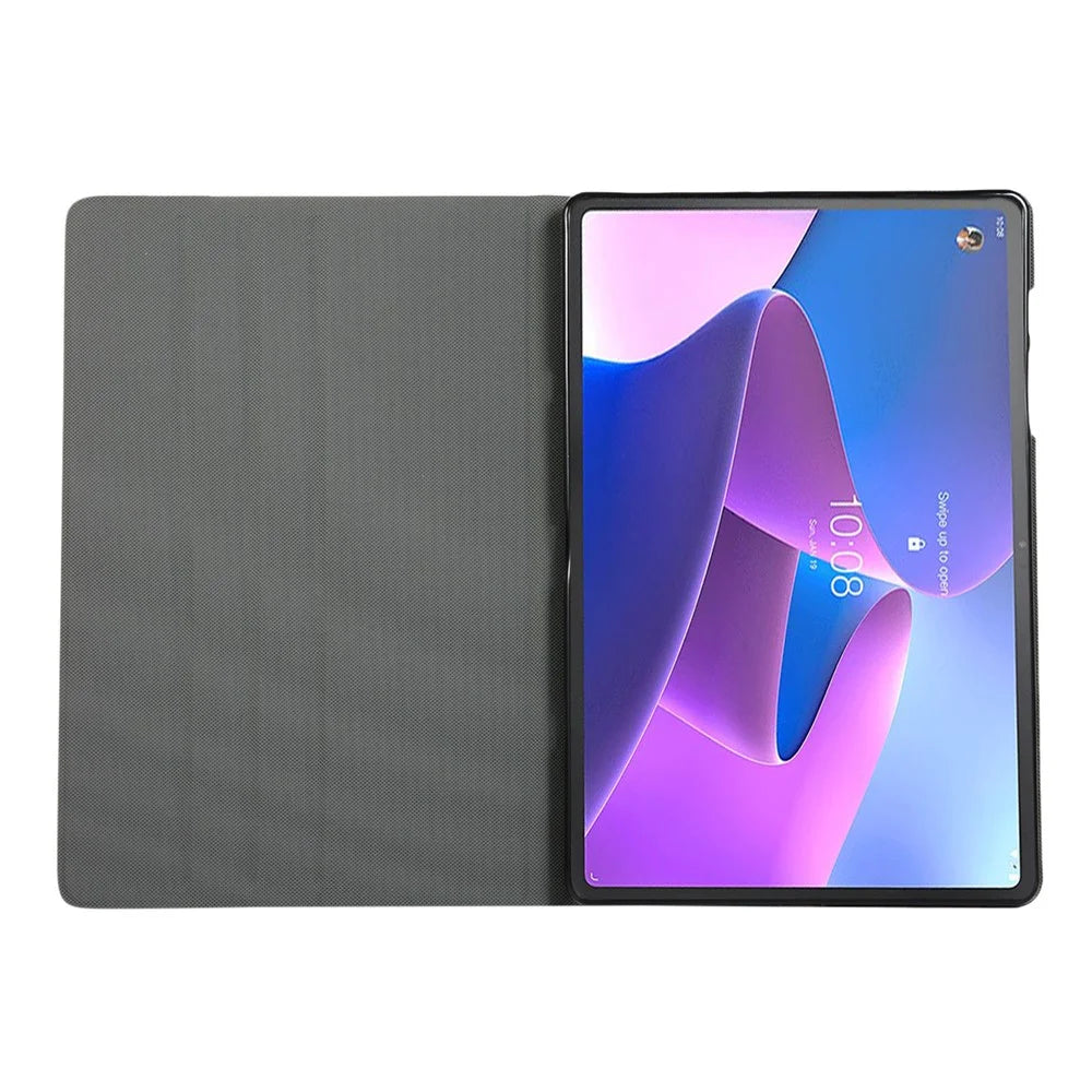 Shockproof PU Leather Shockproof Folio Stand Tablet Case Cover Protector for Lenovo Tab P12 Pro - Gold - 4