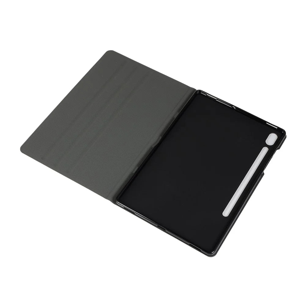 Shockproof PU Leather Shockproof Folio Stand Tablet Case Cover Protector for Lenovo Tab P12 Pro - Gold - 7