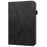 For Lenovo Legion Y700 Line Imprinted Adjustable Stand PU Leather Auto Wake/Sleep Drop-proof Tablet Case with Card Slots - Black - 4