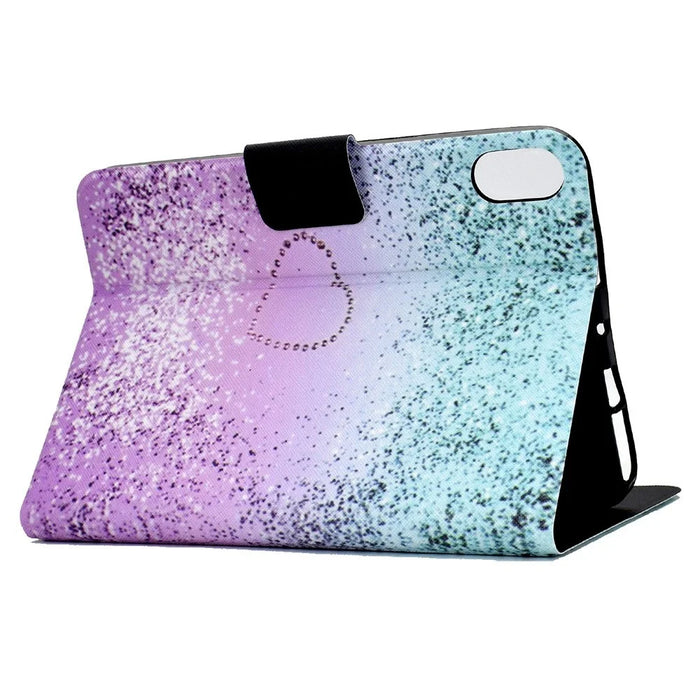 For Lenovo Legion Y700 Pattern Printing Leather Shock Proof Tablet Case Protective Cover - Heart - 6