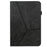 For Lenovo Tab M10 Plus (3rd Gen) / Xiaoxin Pad 2022 10.6 inch Line Imprinted PU Leather Card Holder Tablet Case with Elastic Band Closure - Black - 2