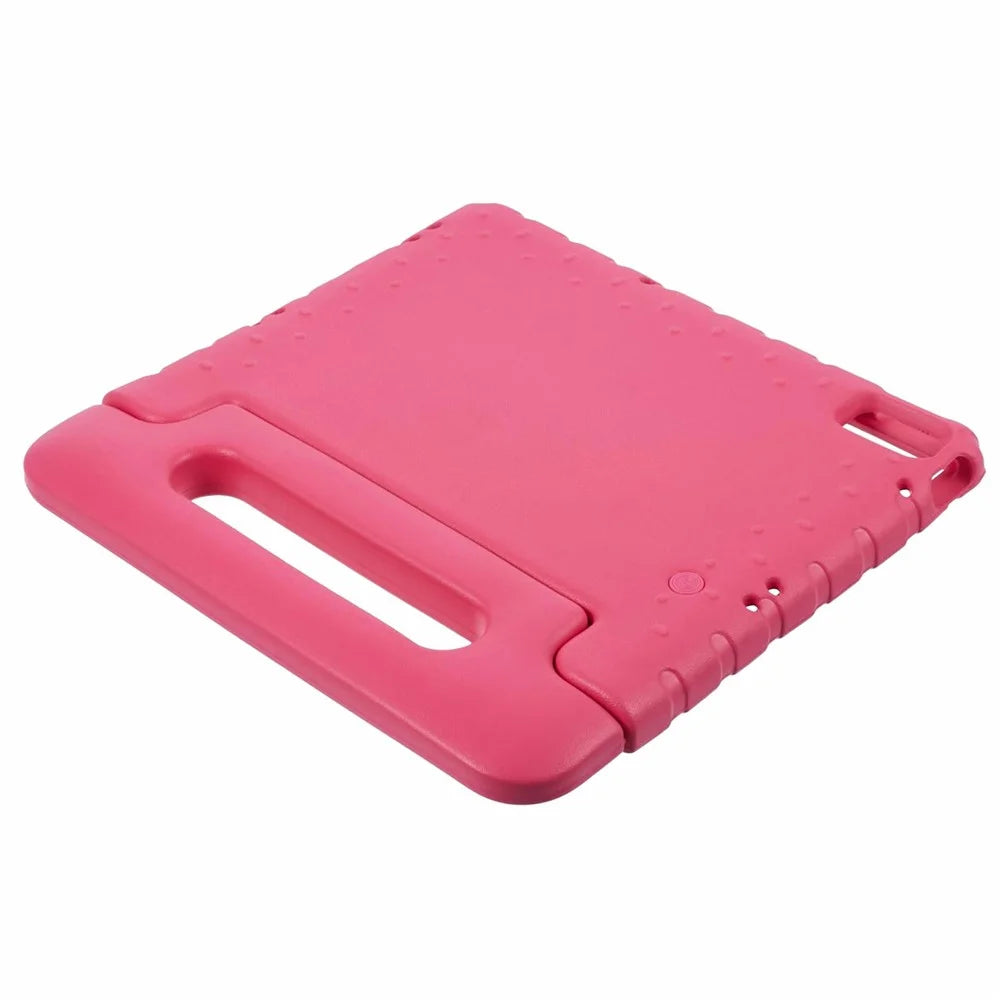 For Lenovo Tab M10 Plus (3rd Gen) / Tab M10 5G EVA Tablet Cover Portable Handle Kickstand Case - Rose - 7