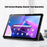 For Lenovo Tab M10 (Gen 3) 10.1-inch 328F Trifold Stand Tablet Case Microfiber Leather Auto Wake/Sleep Magnetic Closure Anti-scratch Protective Cover - Black - 2