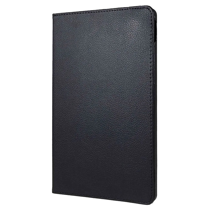 For Lenovo Tab M10 Plus (3rd Gen) / Xiaoxin Pad 2022 10.6 inch 125F / 128F Leather Tablet Case Rotating Stand Cover - Black - 3