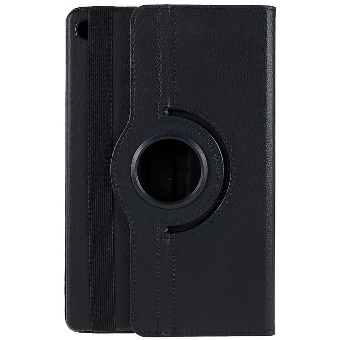 For Lenovo Tab M10 Plus (3rd Gen) / Xiaoxin Pad 2022 10.6 inch 125F / 128F Leather Tablet Case Rotating Stand Cover - Black - 4